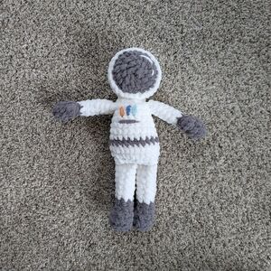 Josephine and K Handmade Crochet Plush Astronaut Toy NEW